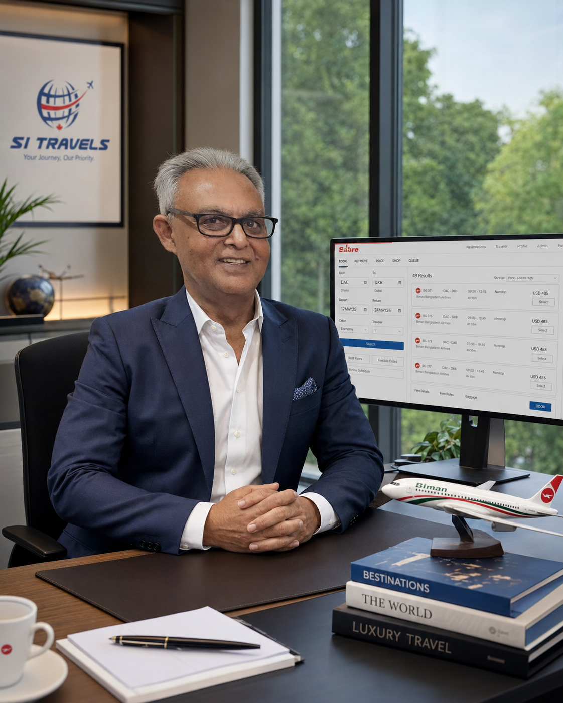 Bashir Ahmed, founder of SI Travels